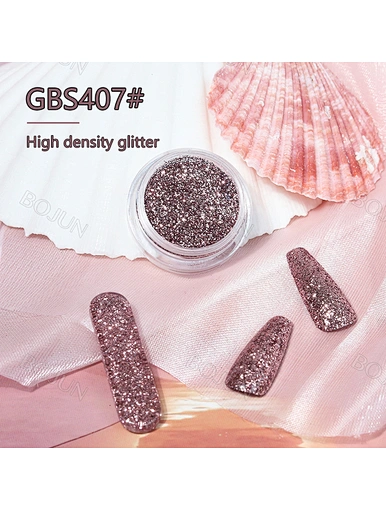 sparkling silver metallic